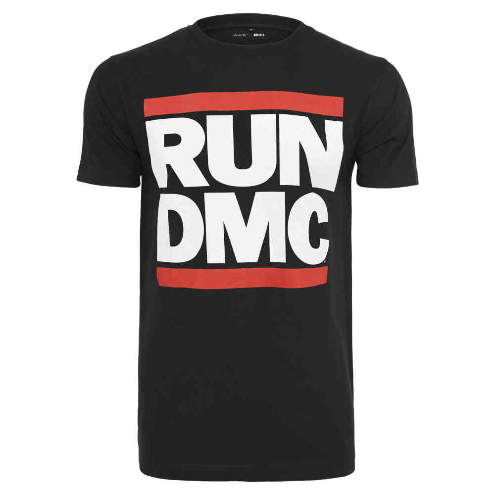 Mister Tee Run DMC - Run DMC Logo Heren Tshirt - Zwart